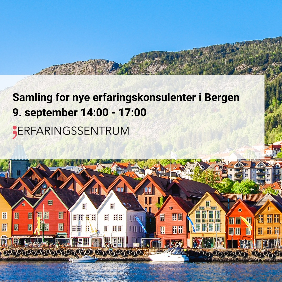 samling for nye erfaringskonsulenter i Bergen